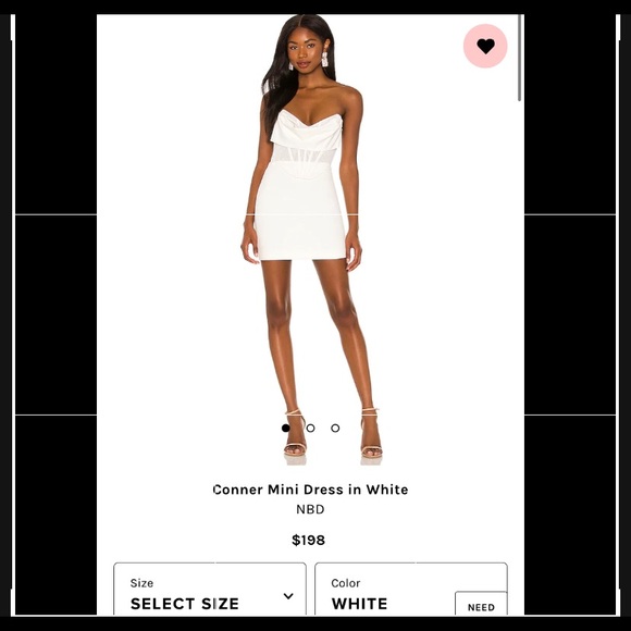 Conner Mini Dress
NBD
Revolve
Color: White
Size: S
Qty: 1 - Picture 2 of 3